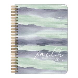Faith Walks Above The Storm, Medium Notebook
