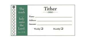 Tither's Offering Envelopes