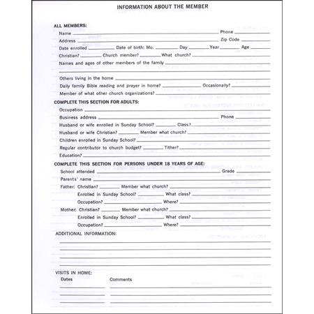 SUNDAY SCHOOL ATTENDANCE BOOK, Form 182-S - Image 3