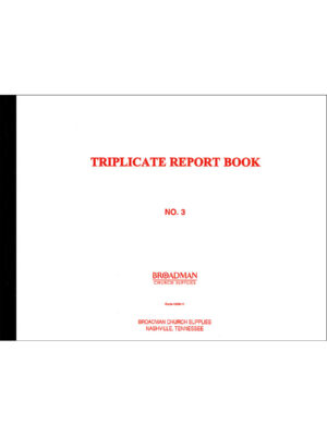 Triplicate Report Book - No. 3