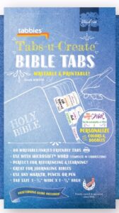 Tabbies, Bible Tabs, Tabs-u-Create
