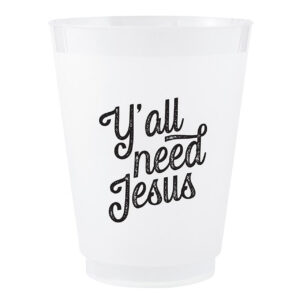 CUP EIGHT PACK Y'ALL NEED JESUS