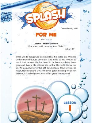Children’s Church, SPLASH, Home Cards, Winter 2026-27