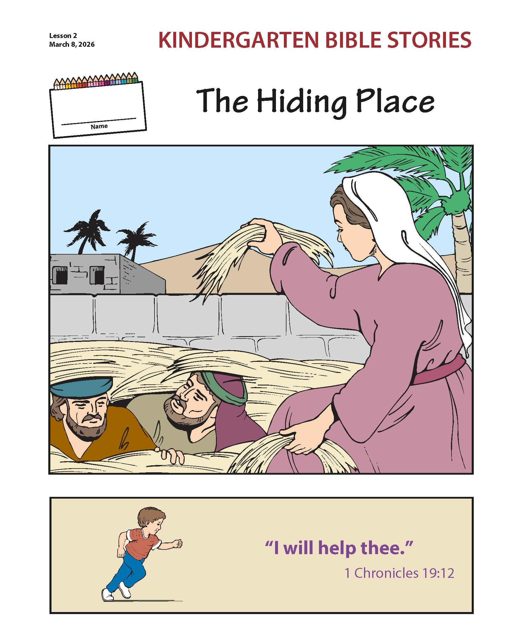 Sunday School BIBLE BASICS KINDERGARTEN BIBLE STORIES, Spring 2026 - Image 4