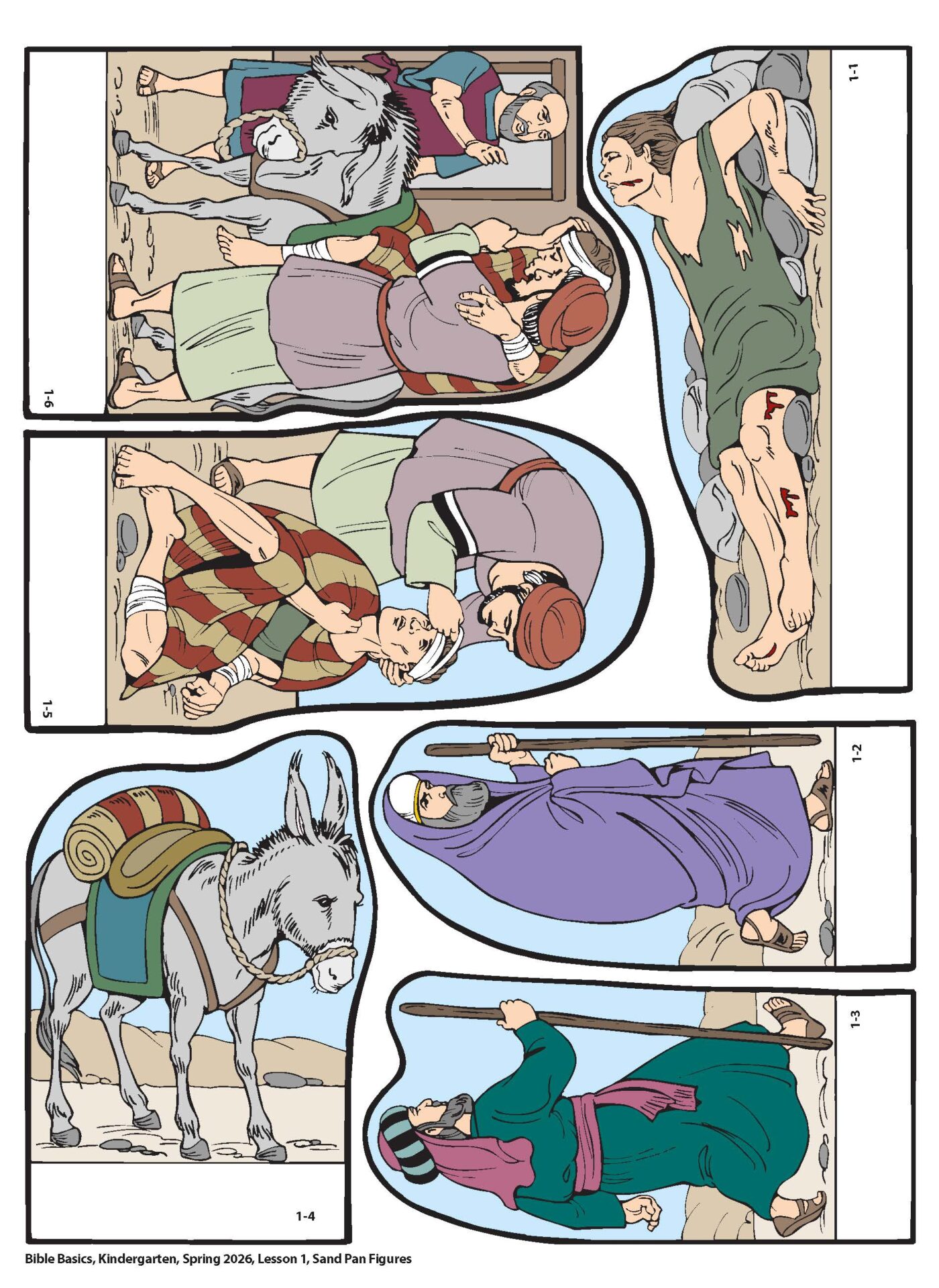 Sunday School BIBLE BASICS KINDERGARTEN VISUALS, Spring 2026 - Image 3