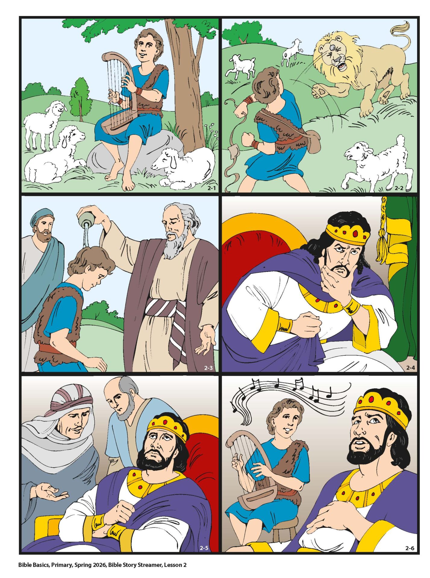 Sunday School BIBLE BASICS PRIMARY VISUALS, Spring 2026 - Image 2