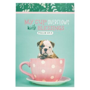 MY CUP OVERFLOWS NOTEPAD