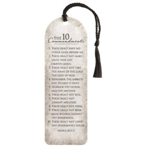 The 10 COMMANDMENTS Bookmark with Tassel