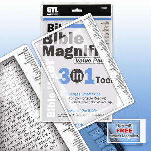 Bible Magnifier 3 in 1 Value Pack