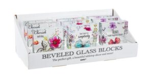 BEVELED FLOWER BLOCKS