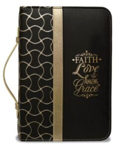 Faith Love & Amazing Grace Bible Cover, Medium