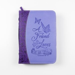 BIBLE COVER, LAVENDER, FRIEND MEDIUM