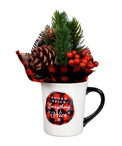 COFFEE CUP GIFT SET ARTIFICIAL
