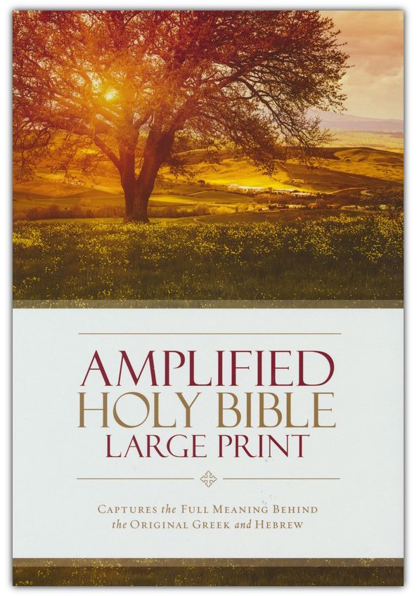 Amplified Holy Bible, Hardcover, Large Print