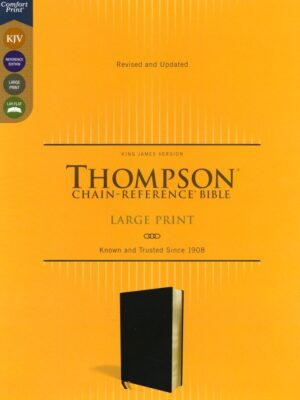 KJV, Thompson Chain Reference Bible, European Bonded Leather, Black