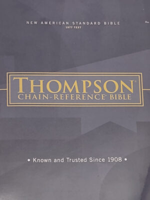 NASB, 1977 Thompson Chain Reference Bible, Hardcover