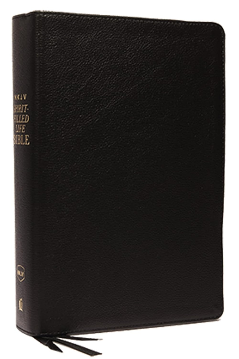 NKJV, Spirit Filled Life Bible, Third Edition, Genuine Leather, Black - Image 2