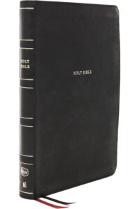 NKJV, Reference Bible, Leathersoft, Black, Center Column , Giant Print