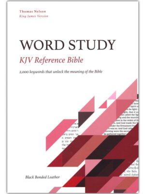 KJV, Word Study Reference Bible, Bonded Leather, Black