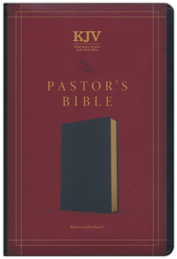 KJV, Pastors Bible, Imitation Leather, Black