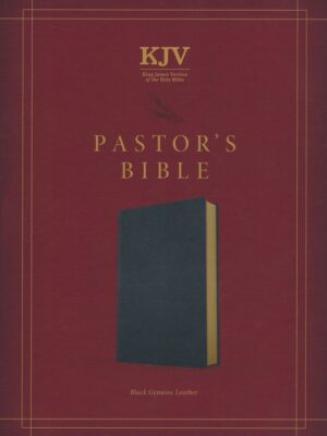 KJV, Pastors Bible, Genuine Leather, Black