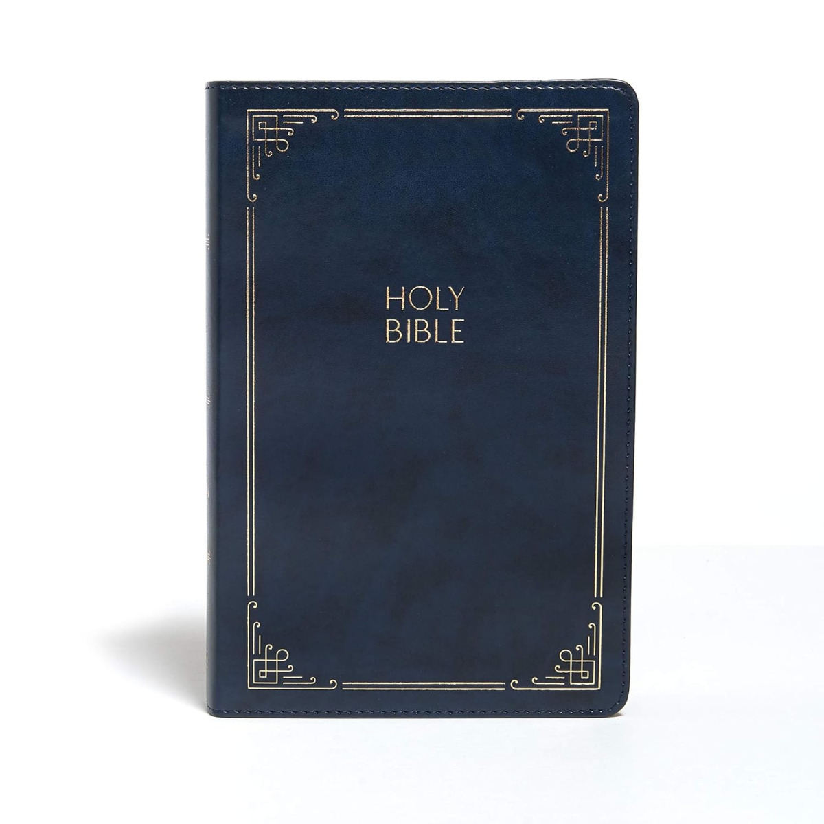 KJV, Personal Size Reference Bible, Imitation Leather, Navy, Large Print - Image 2