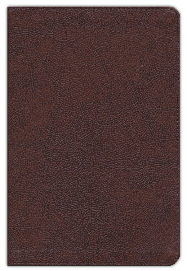 CSB, Thinline Bible, Bonded Leather, Brown, Large Print - Image 2