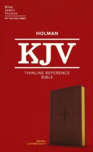 KJV, Reference Thinline Bible, Imitation Leather, Brown