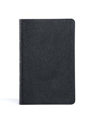 KJV, Thinline Reference Bible, Genuine Leather, Black, Indexed