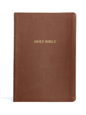 KJV, Value Edition Thinline Bible, Imitation Leather, Brown, Large Print