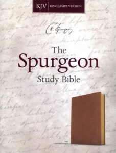 KJV, Spurgeon Study Bible, Imitation Leather, Tan