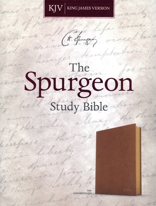KJV, Spurgeon Study Bible, Imitation Leather, Tan