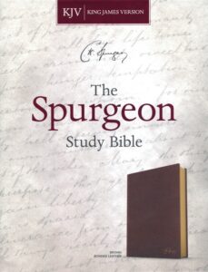 KJV, Spurgeon Study Bible, Bonded Leather, Brown