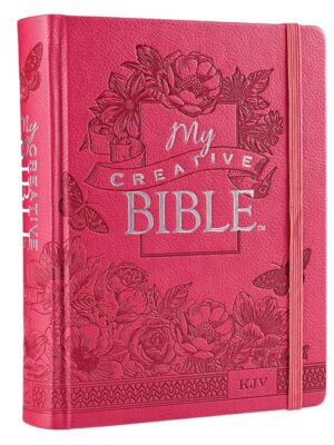 KJV, My Creative Bible, Luxleather, Pink Floral
