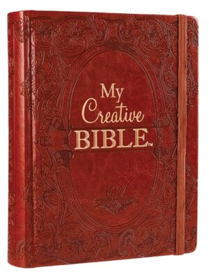 KJV, My Creative Bible, LuxLeather, Brown Ornate