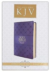 KJV, Holy Bible, Imitation Leather, Purple, Super Giant Print