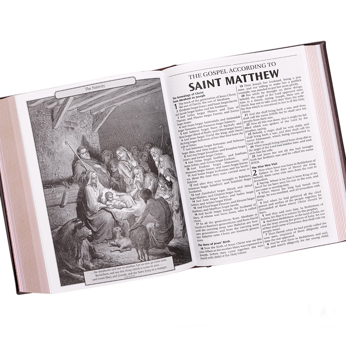 KJV, Family Bible, Soft Leather-look, Brown - Image 4