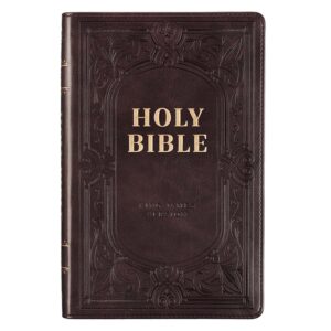 KJV, Gift Edition Bible, Imitation Leather, Dark Brown, Indexed