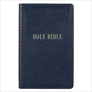 KJV, Holy Bible, Faux Leather, Blue, Giant Print, Indexed
