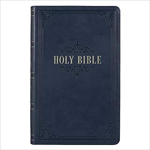 KJV, Holy Bible, Faux Leather, Blue, Giant Print, Indexed