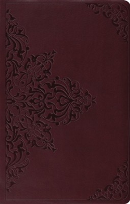 ESV, Premium Gift Bible, Imitation Leather, Chestnut, Filigree Design