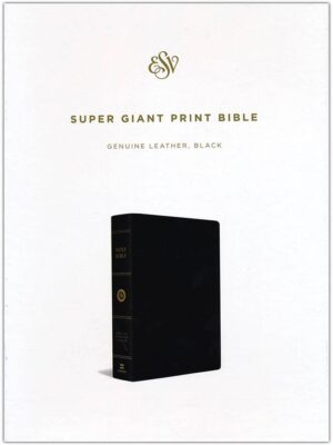 ESV, BIBLE, GENIUNE LEATHER, BLACK