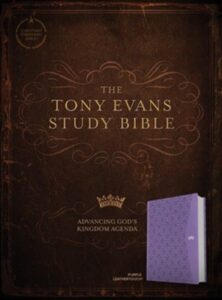 CSB, Tony Evans Study Bible, Leather Touch, Purple