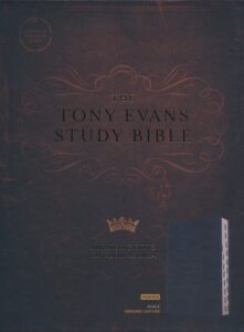 CSB, Tony Evans Study Bible, Genuine Leather, Black, Indexed