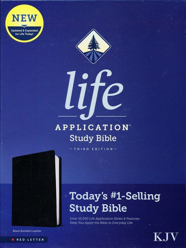KJV, Life ApplicationStudy Bible, Third Edition, Leatherlike, Black
