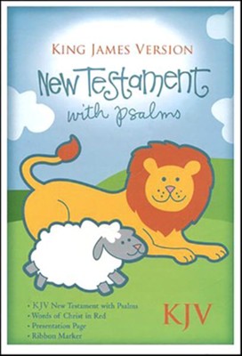 KJV, Baby's New Testament with Psalms, Imitation Leather, Blue