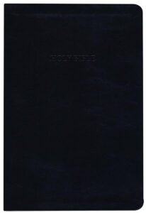KJV, Thinline Reference Bible, Flexisoft, Black, Large Print