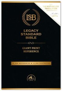 LEGACY STANDARD, Reference Bible, Imitation Leather, Black, Giant Print, Indexed