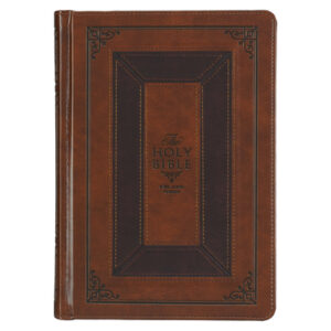 KJV, Study Bible, Imitation Leather, Toffee and Burgundy