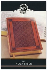 KJV, Holy Bible, Imitation Leather, Brown, Indexed, Red Letter